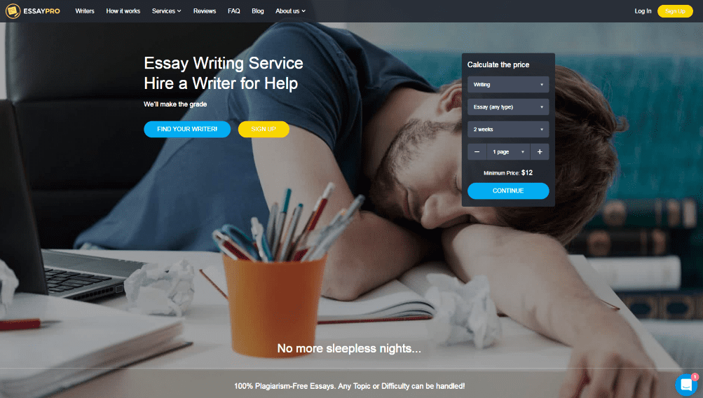 essay pro website