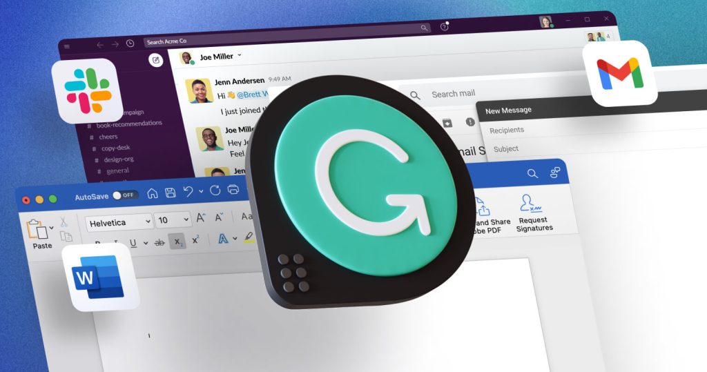 Grammarly interface